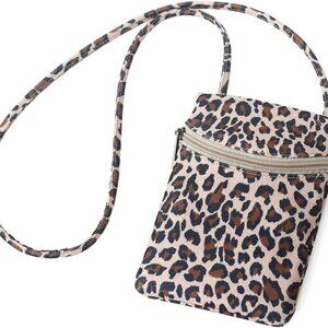 Chic Yellow Leopard Crossbody Purse by BUBU - Lightweight & Stylish Wallet